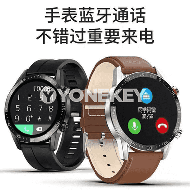 Erkekler üçin Bluetooth goşar sagat. 