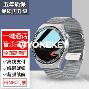 Erkekler üçin Bluetooth goşar sagat.
