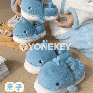 Gyzlar üçin delfin şekilli öý aýakgaplary.